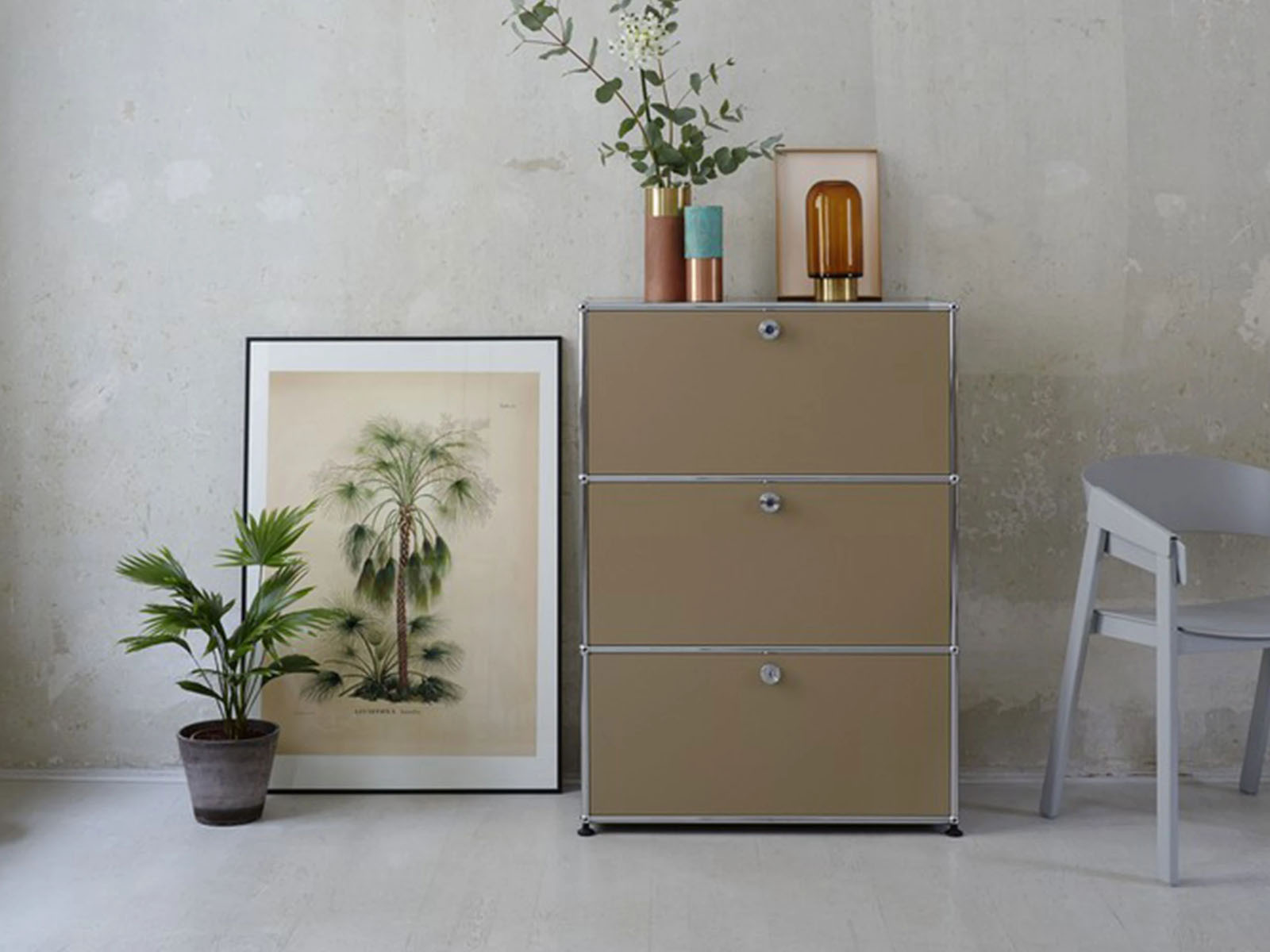 USM Haller Sideboard Small With 2 Flap Doors