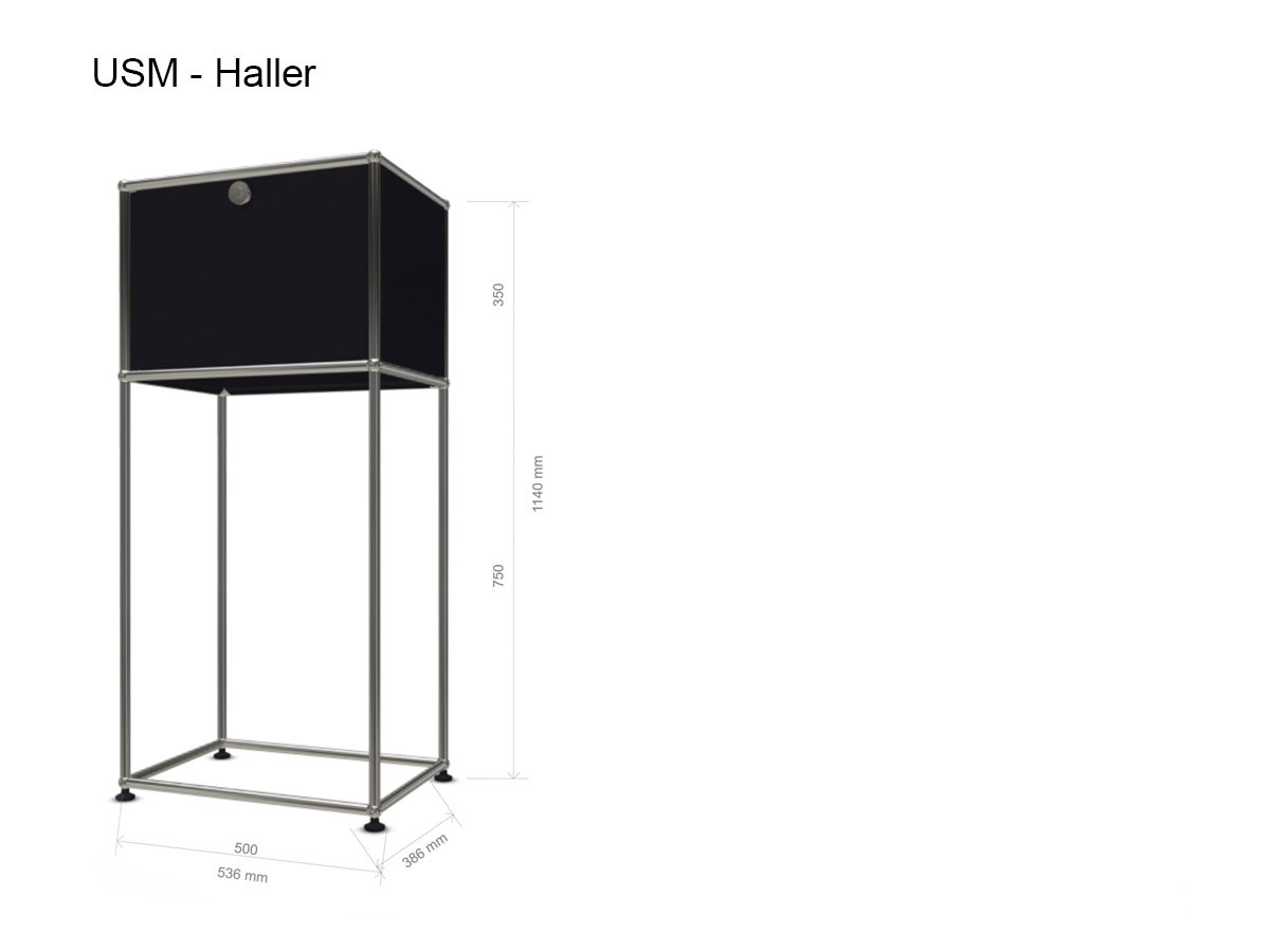USM Haller Storage Unit With Vasistas Door