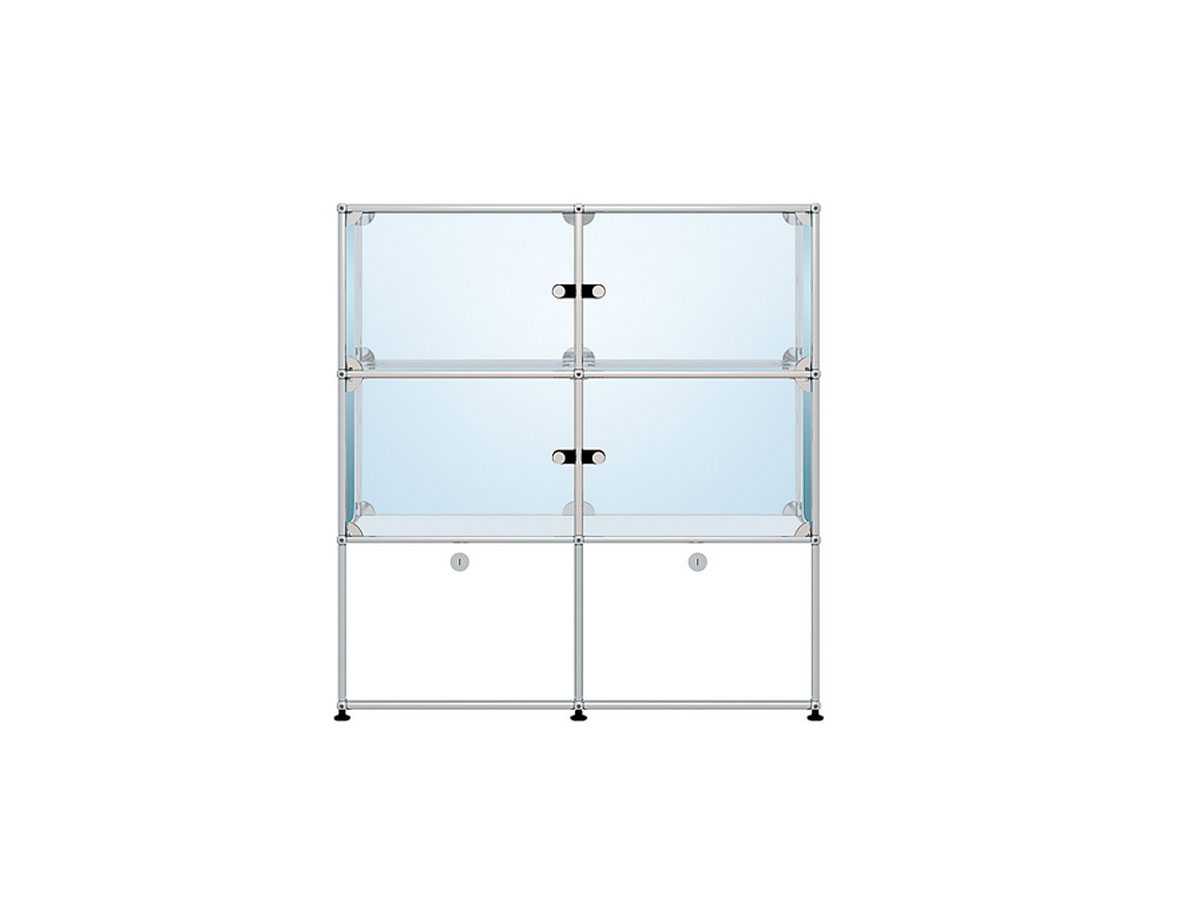 Стеллаж USM Haller Glass 4