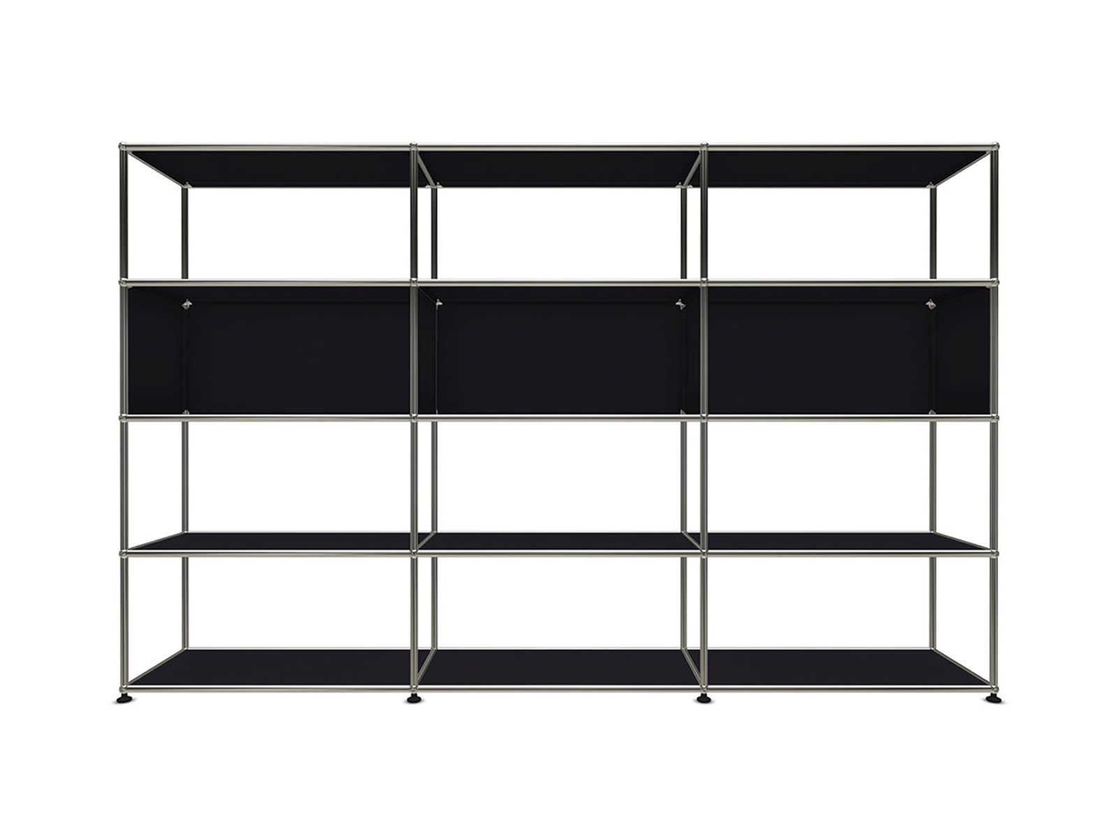 USM Haller Bookcase With 3 Closed Units L