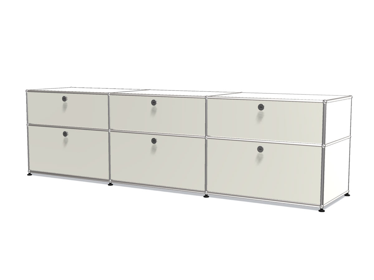 USM Haller Sideboard 6 Doorsvasistas Pure White