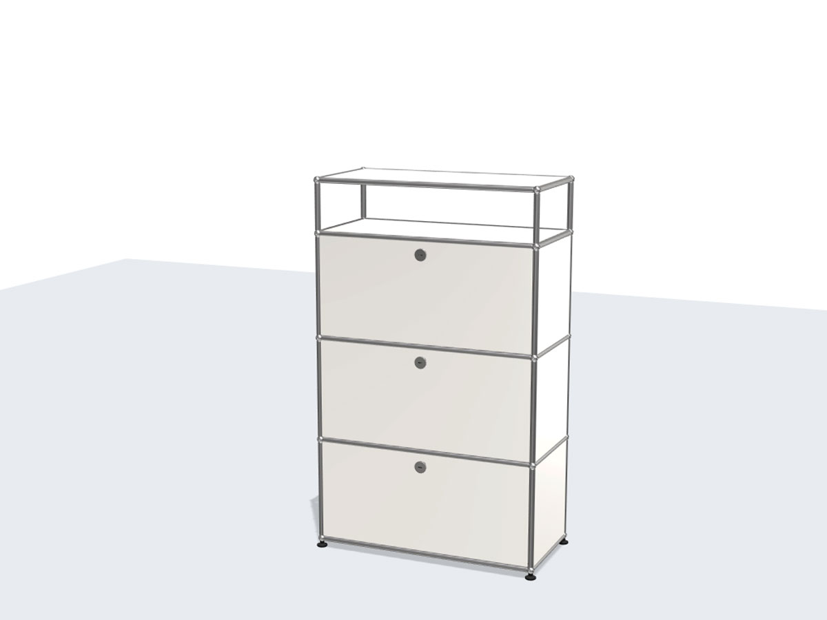 USM Haller High Cabinet Hinged Door