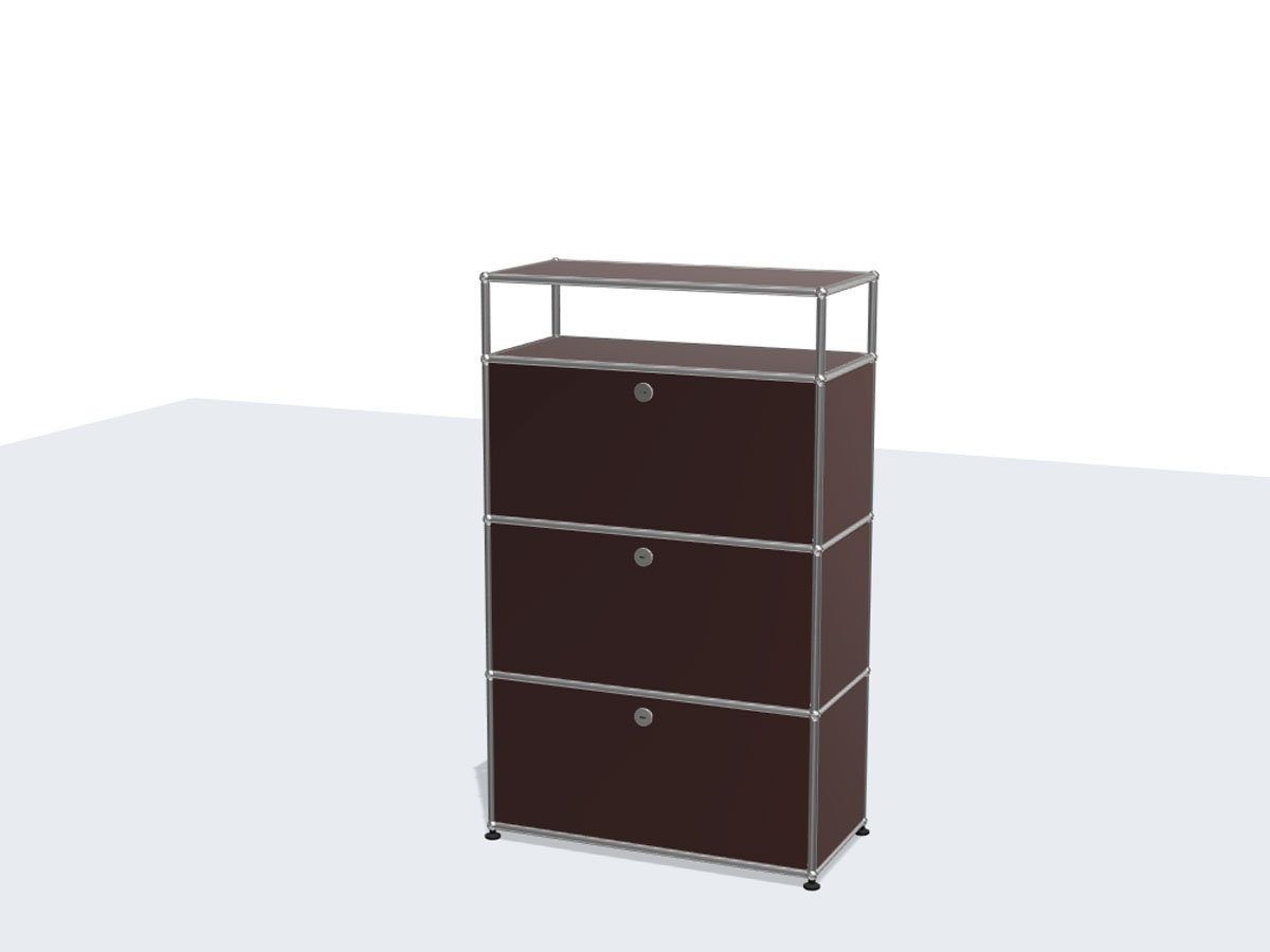 USM Haller High Cabinet Hinged Door