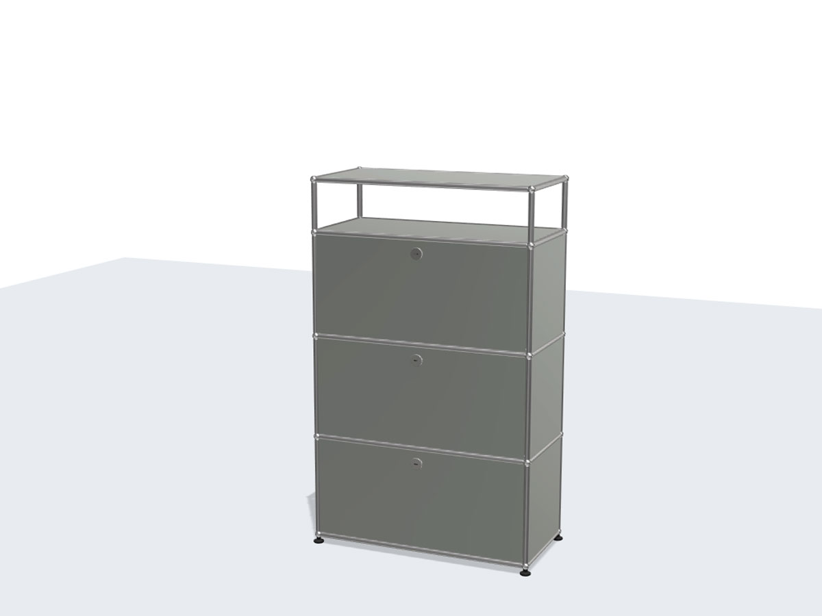USM Haller High Cabinet Hinged Door