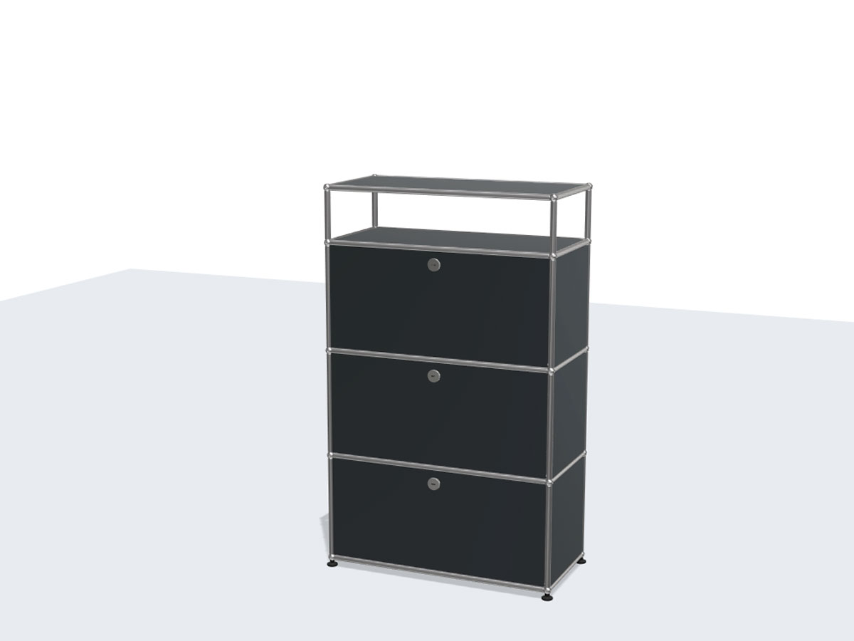 USM Haller High Cabinet Hinged Door