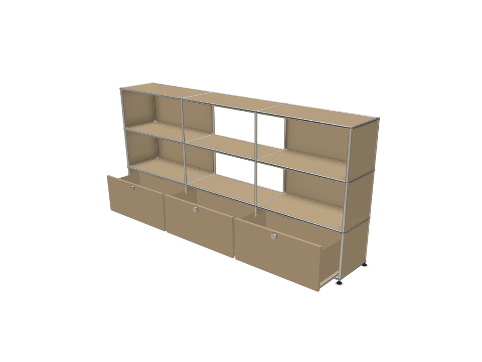 USM Haller High Sideboard L With 3 Drawers
