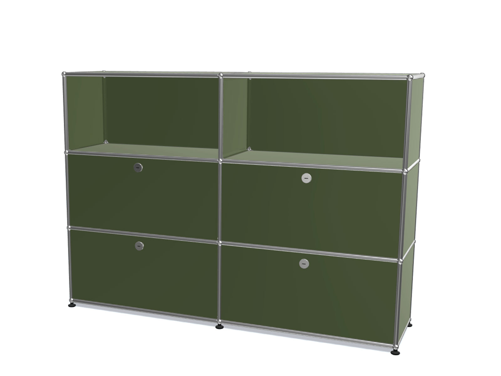 USM Haller High Sideboard M With 4 Drop Down Doors