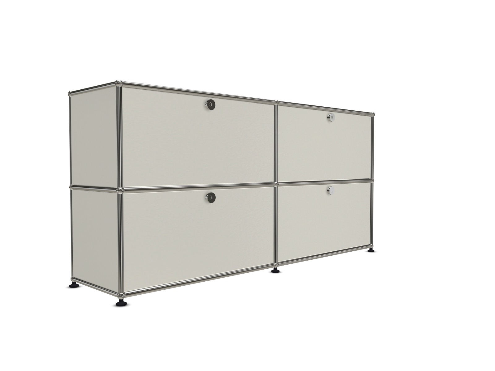 USM Haller Low Sideboard 4 Drop Down Doors