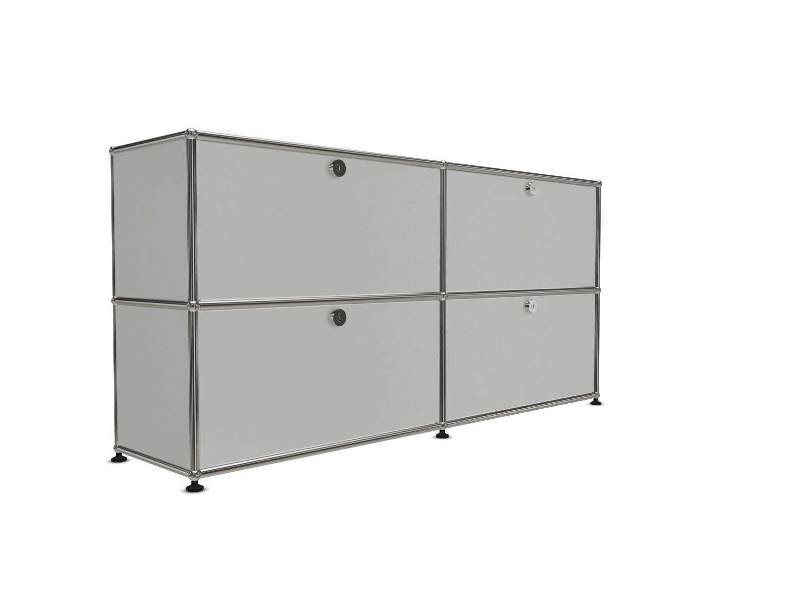 USM Haller Low Sideboard 4 Drop Down Doors