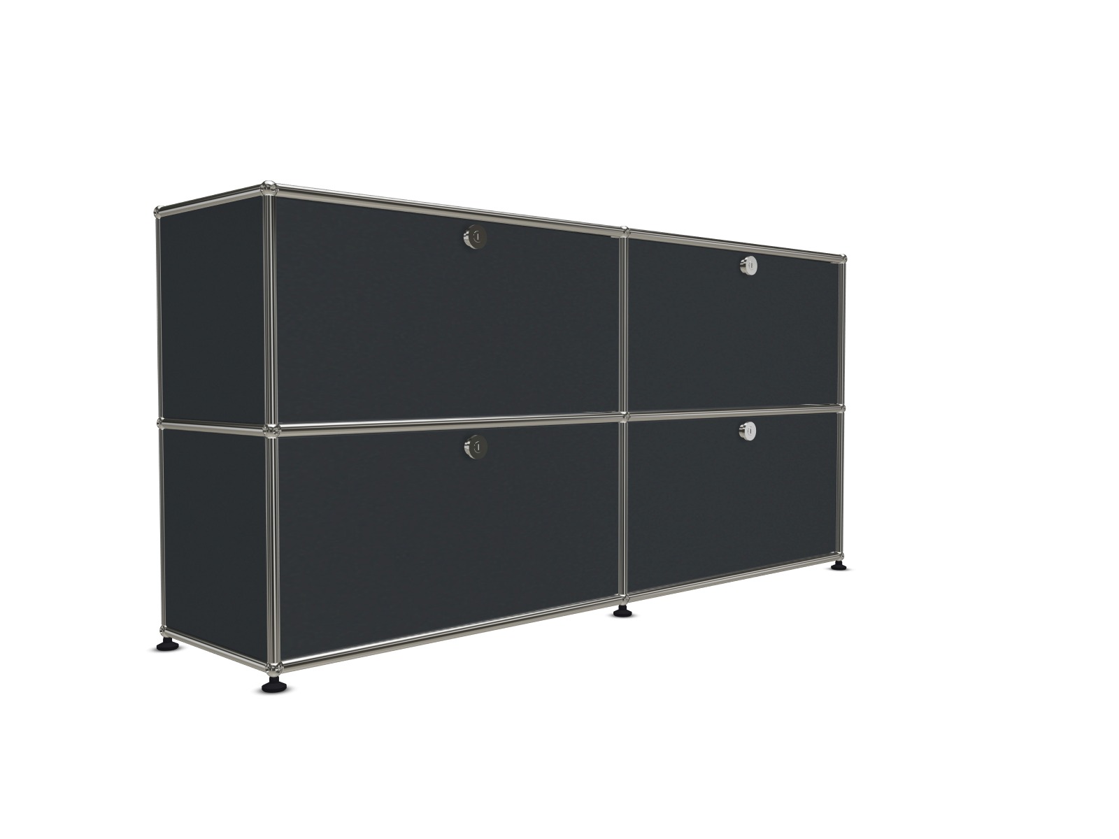 USM Haller Low Sideboard 4 Drop Down Doors