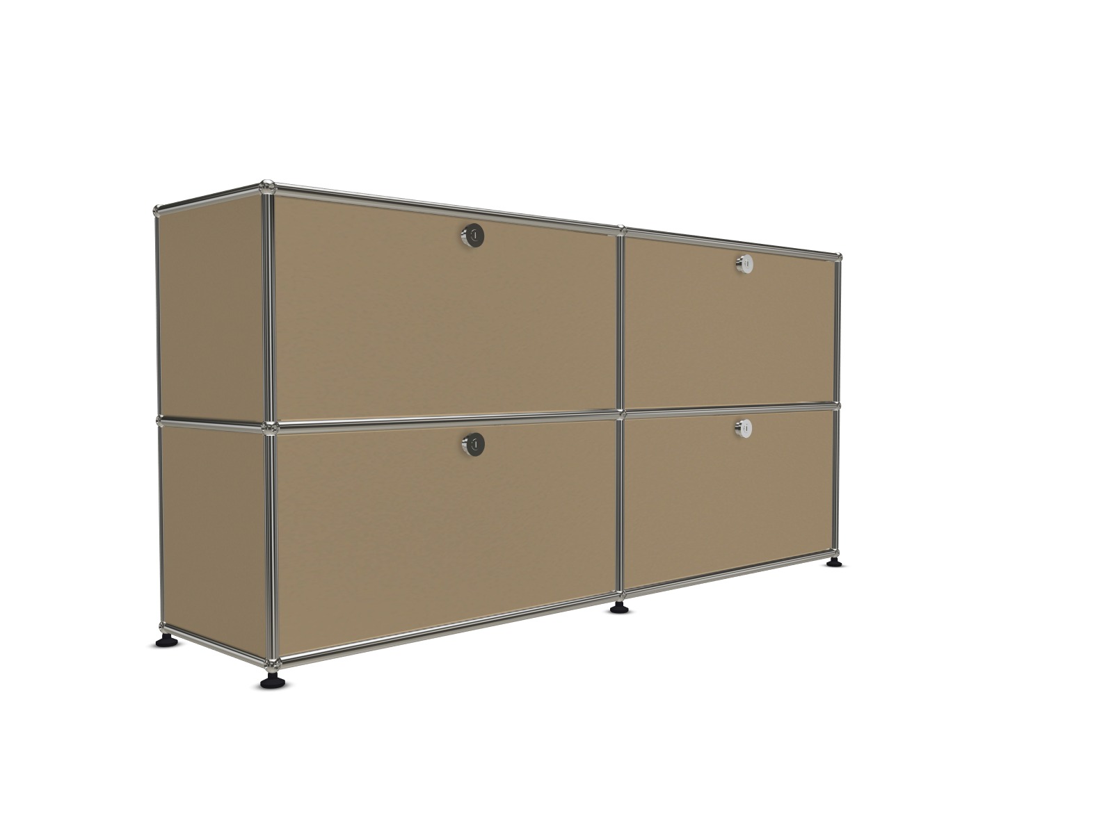 USM Haller Low Sideboard 4 Drop Down Doors