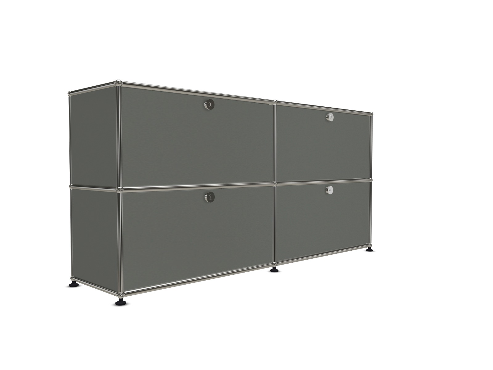 USM Haller Low Sideboard 4 Drop Down Doors