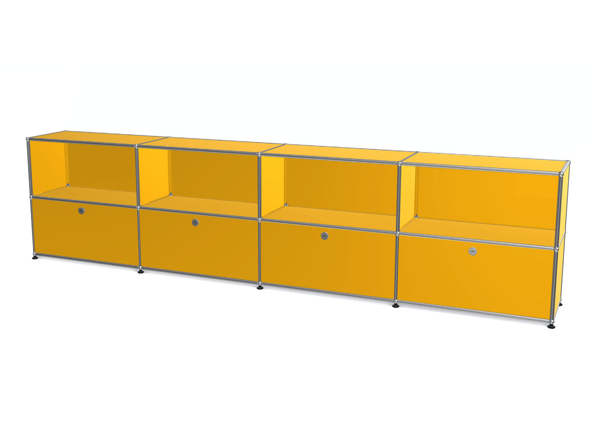 Буфет USM Haller, низкий 4 дверцы