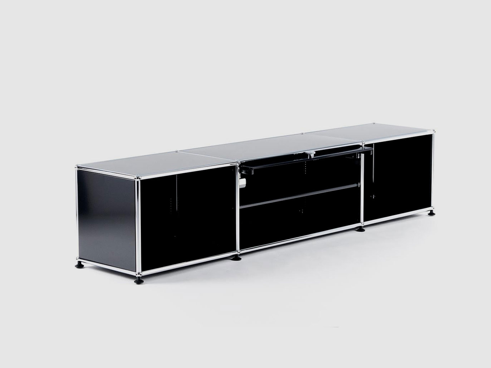 USM Haller Tv Stand With Flip Up Door