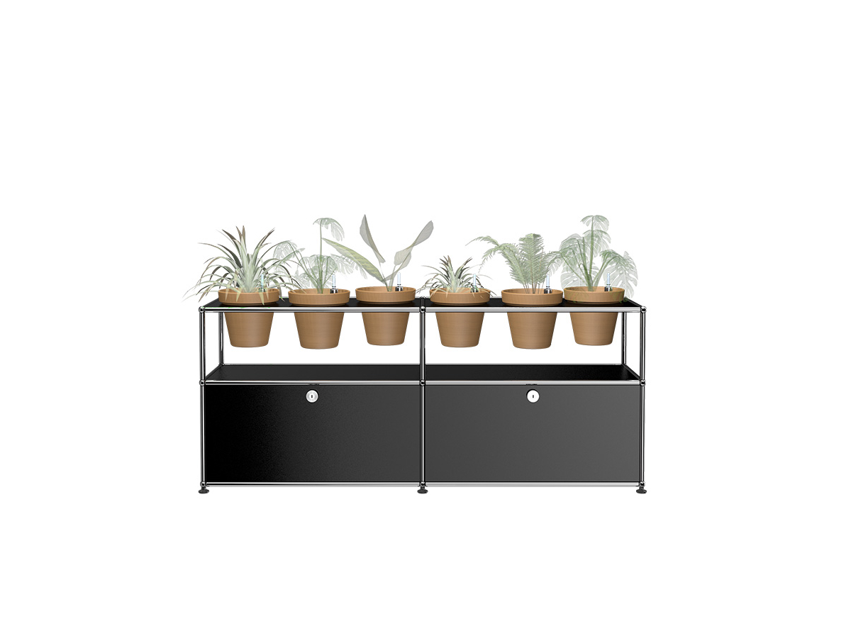 USM Haller Plant Sideboard Six Vase Holders