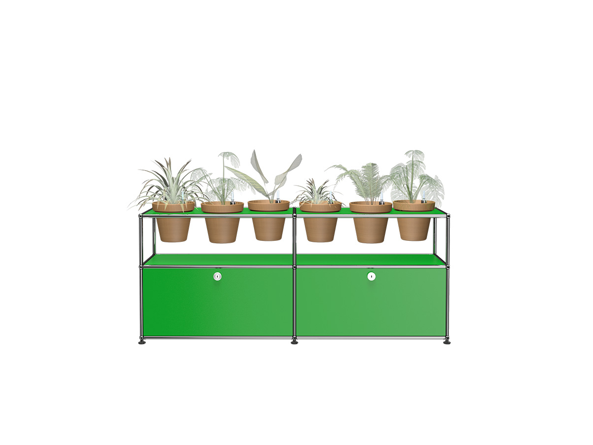 USM Haller Plant Sideboard Six Vase Holders