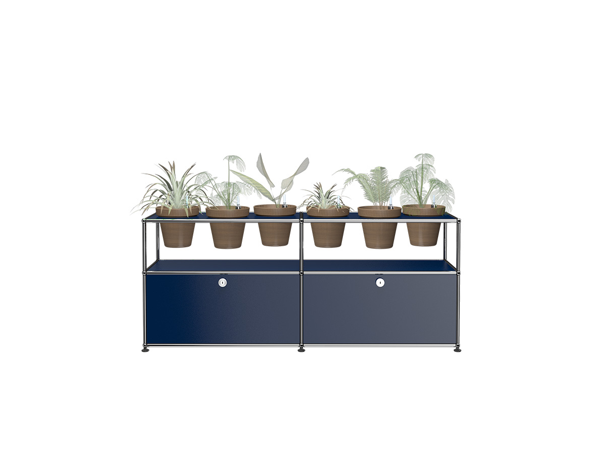 USM Haller Plant Sideboard Six Vase Holders
