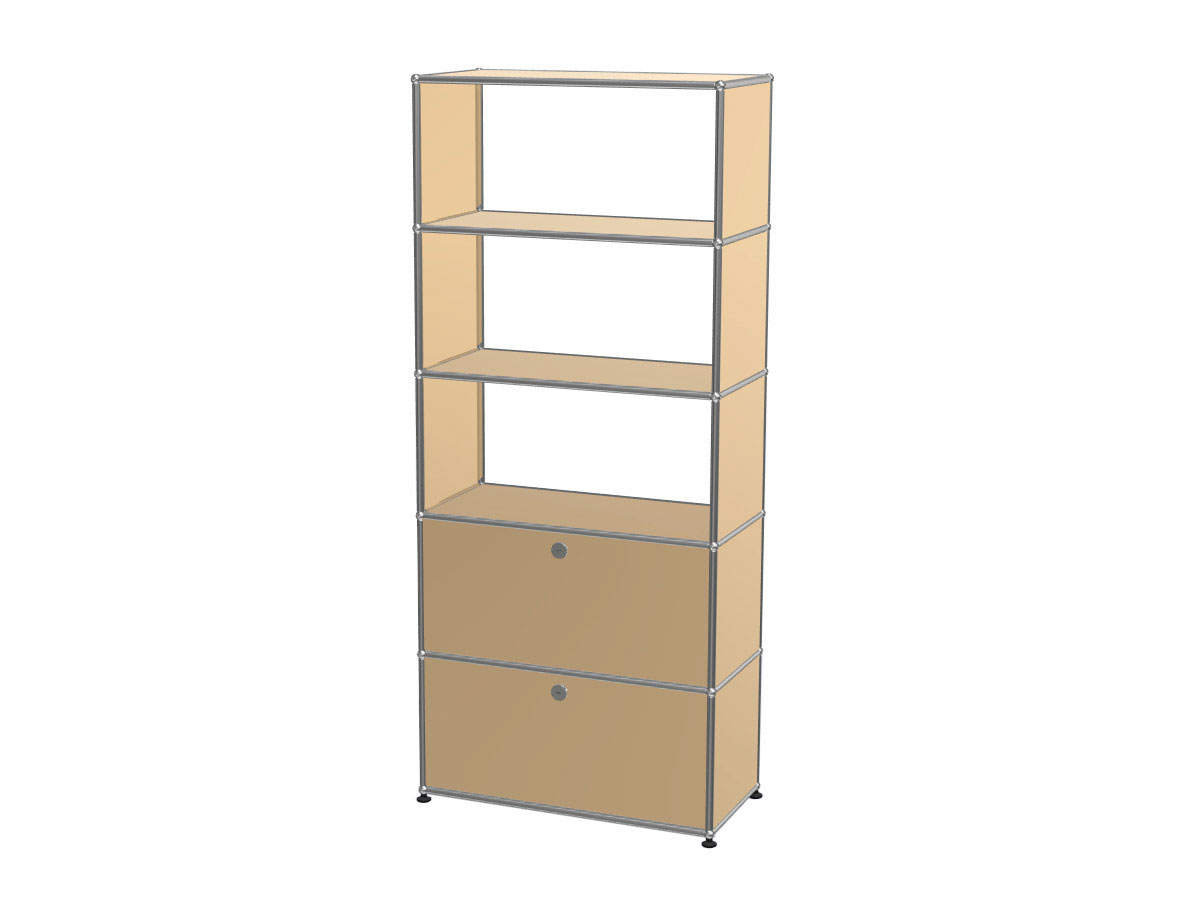 USM Haller Bookcase H 179 Cm Beige