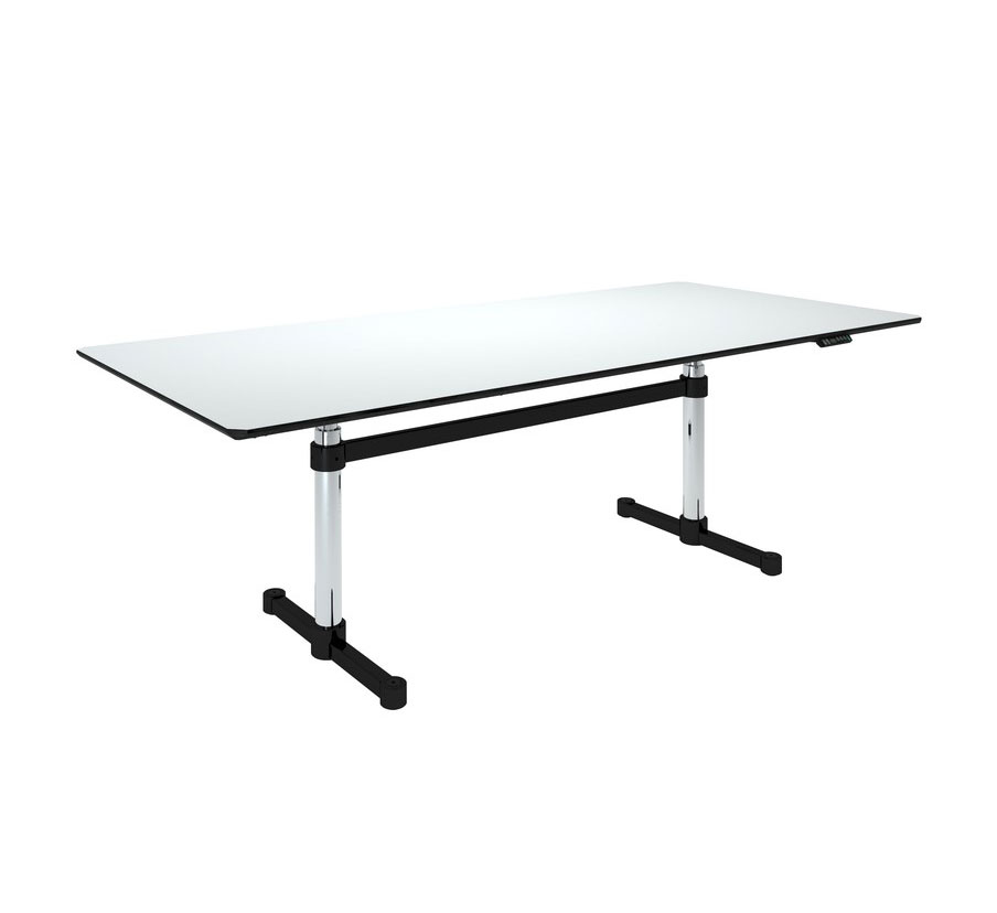 USM Kitos E Meeting Laminate Table With Adjustable Height 65 130 Cm