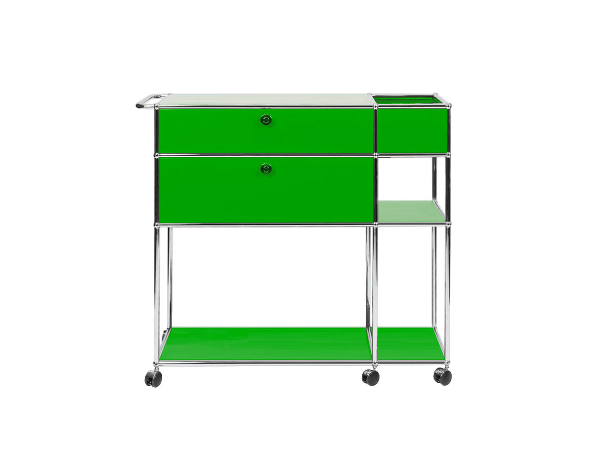 USM Mix It Red Bar Cart
