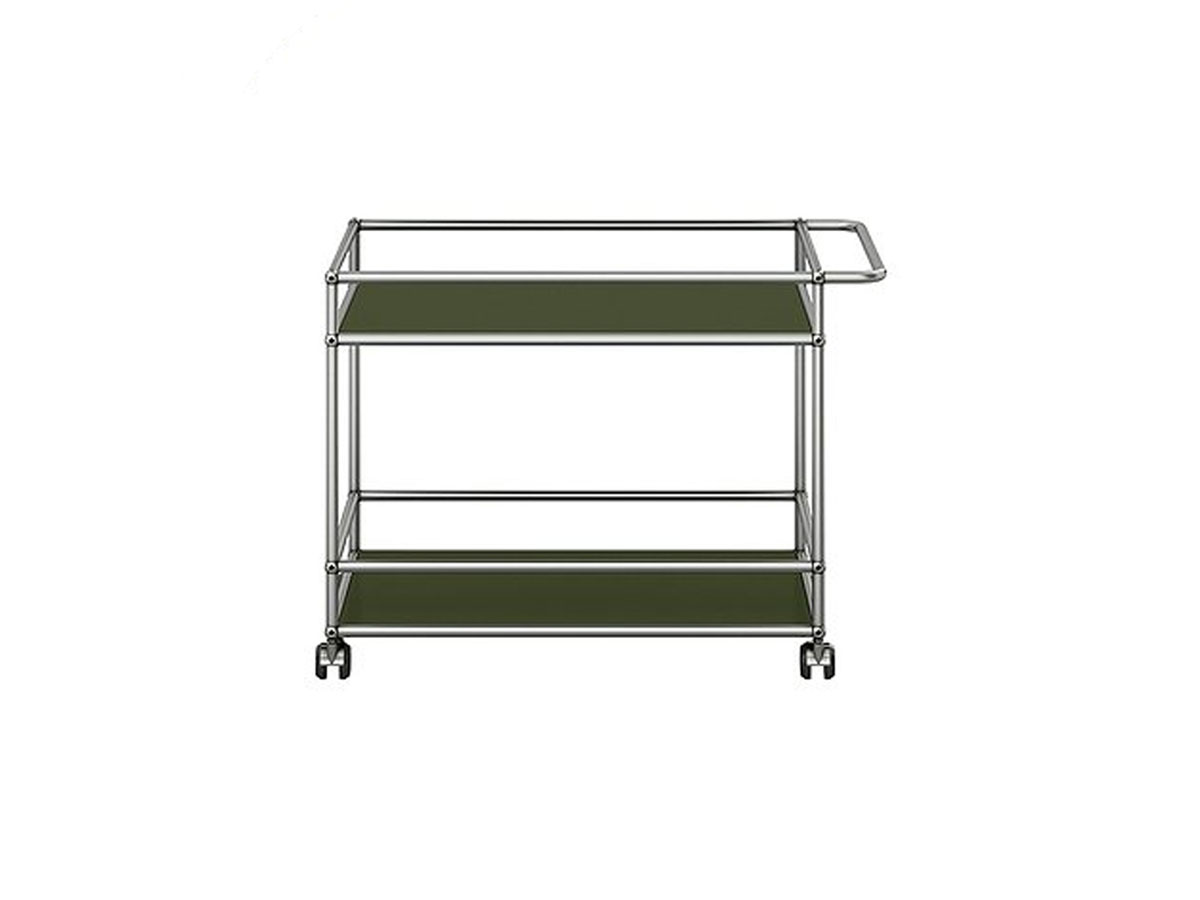 USM Haller Service Trolley Olive Green
