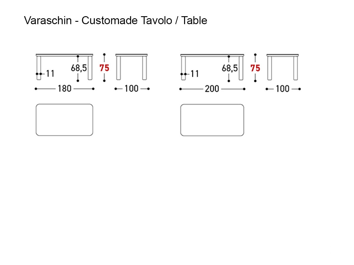 Varaschin Customade Table Outdoor