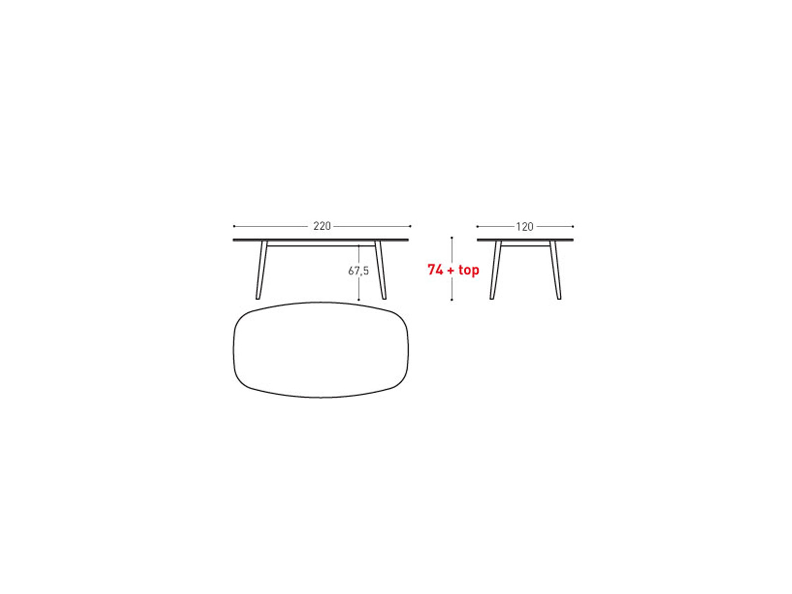 Varaschin Ellisse Table 220x120