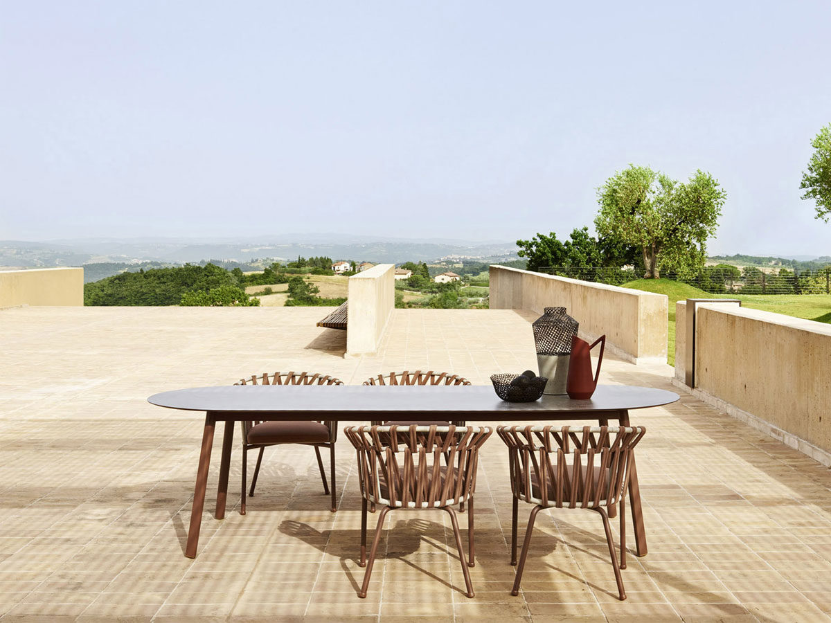 Varaschin Emma Cross Small Armchair Outdoor