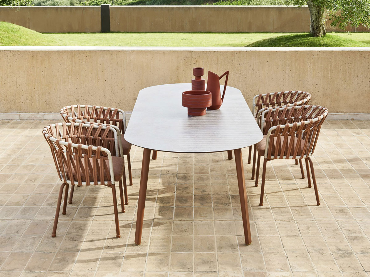 Varaschin Emma Cross Small Armchair Outdoor