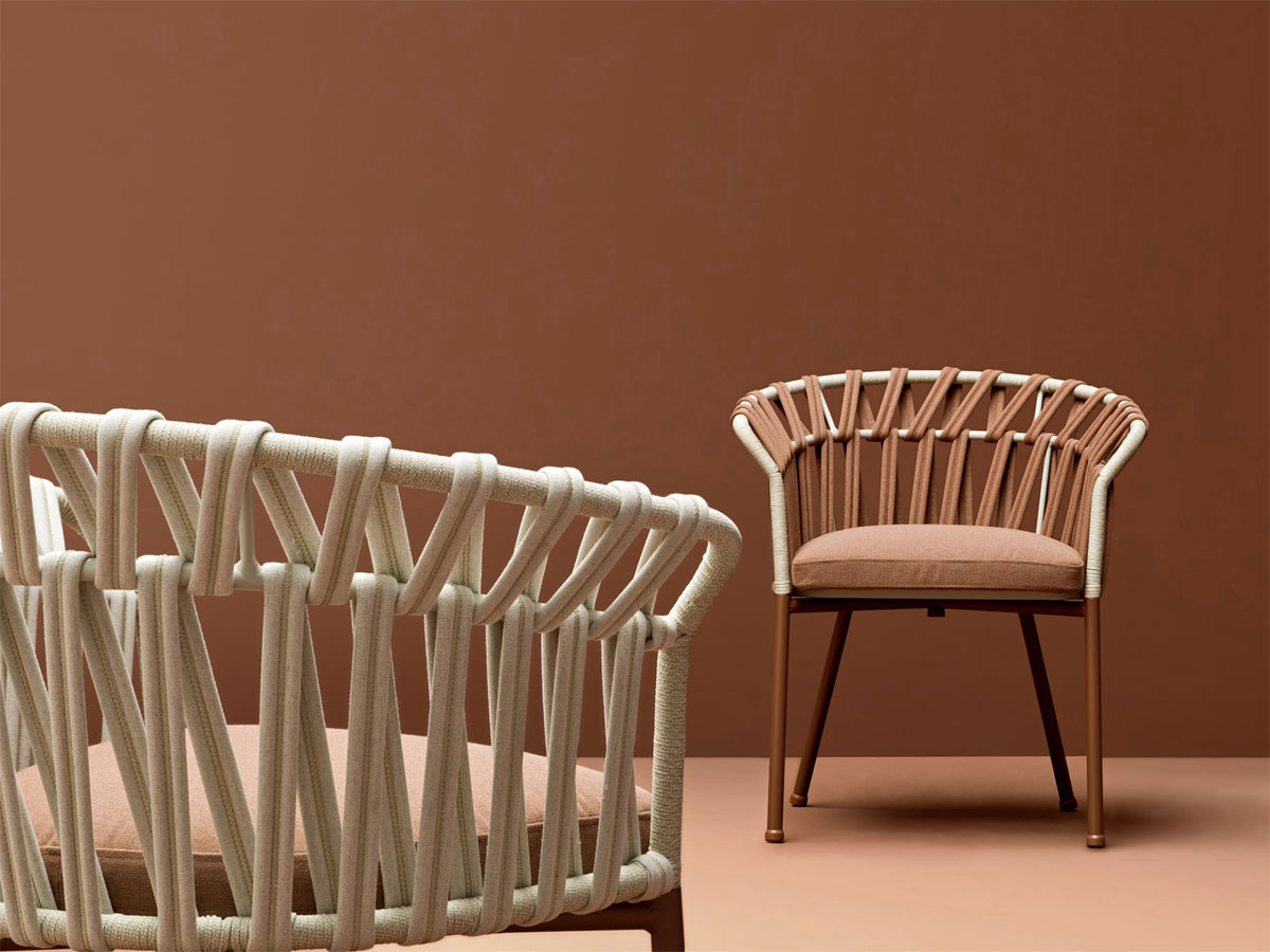 Varaschin Emma Cross Small Armchair Outdoor