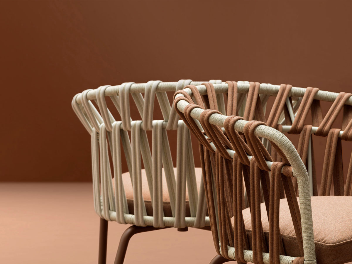 Varaschin Emma Cross Small Armchair Outdoor