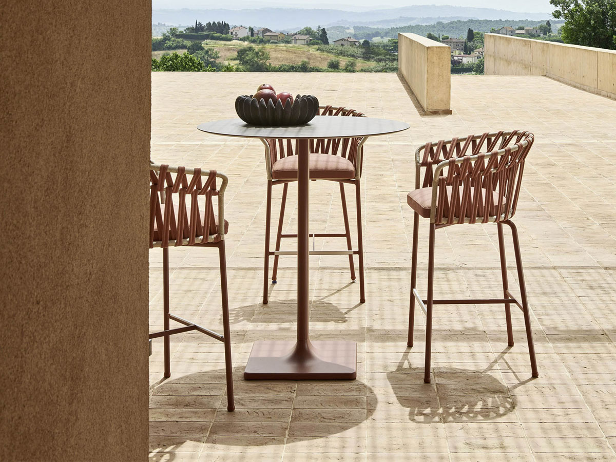 Varaschin Emma Cross Stool Outdoor