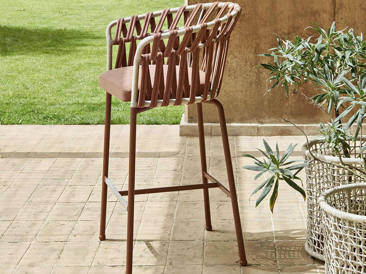 Varaschin Emma Cross Stool Outdoor