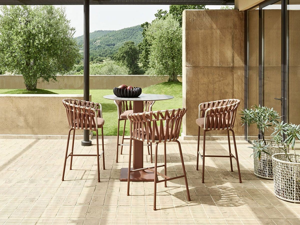 Varaschin Emma Cross Stool Outdoor