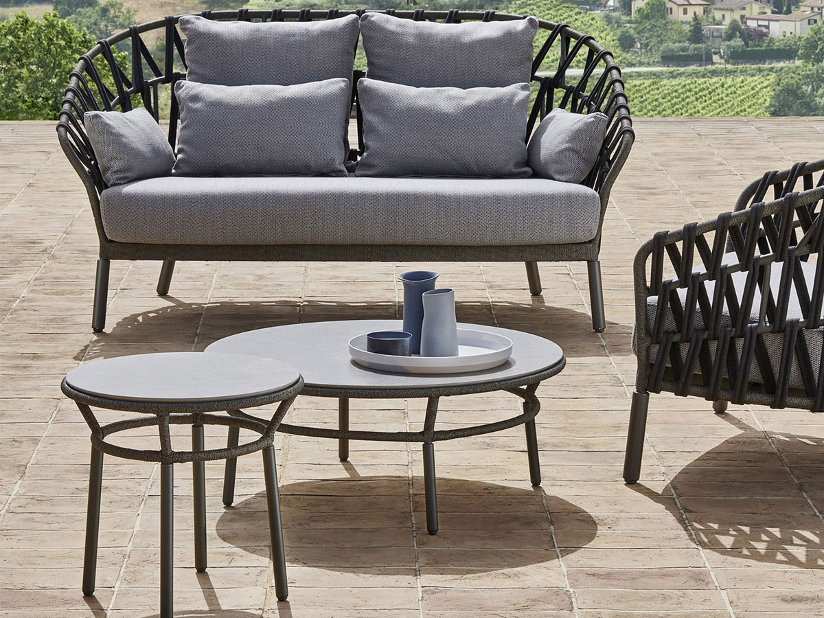 Varaschin Emma Cross Coffee Table O 86 Cm Outdoor