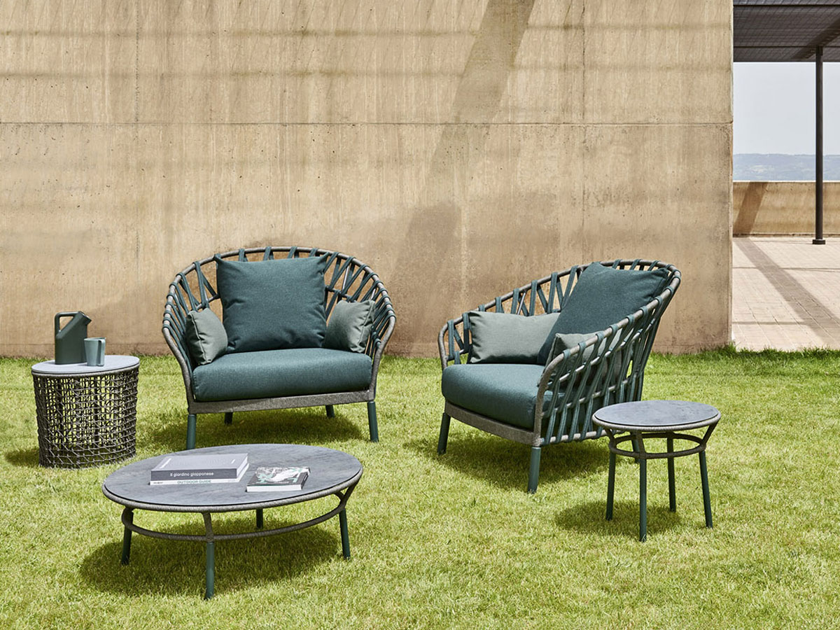 Varaschin Emma Cross Coffee Table O 86 Cm Outdoor
