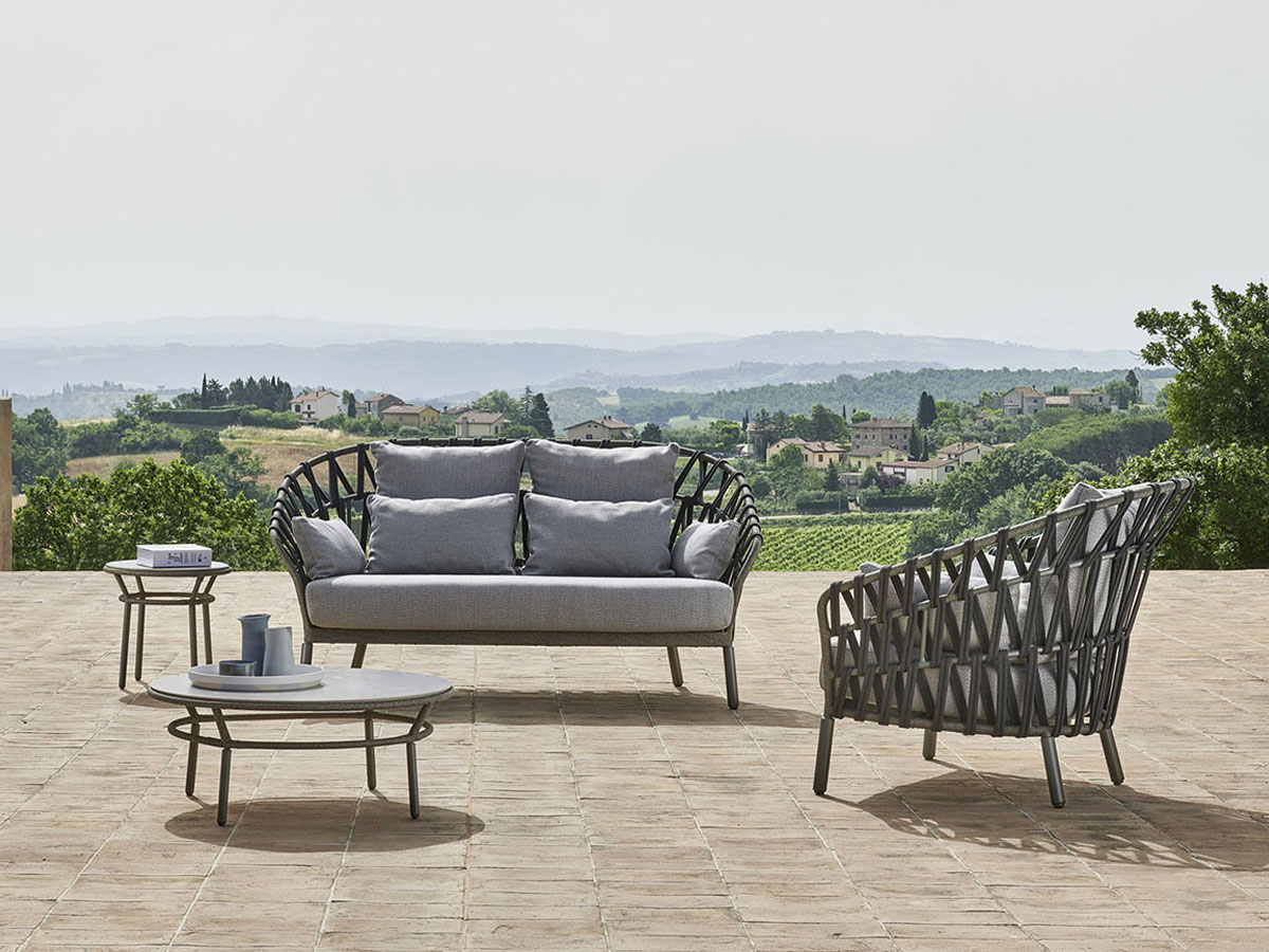 Varaschin Emma Cross Coffee Table O 86 Cm Outdoor