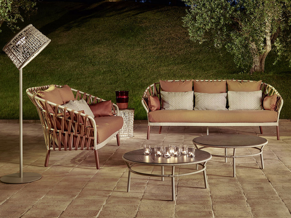 Varaschin Emma Cross Coffee Table O 86 Cm Outdoor