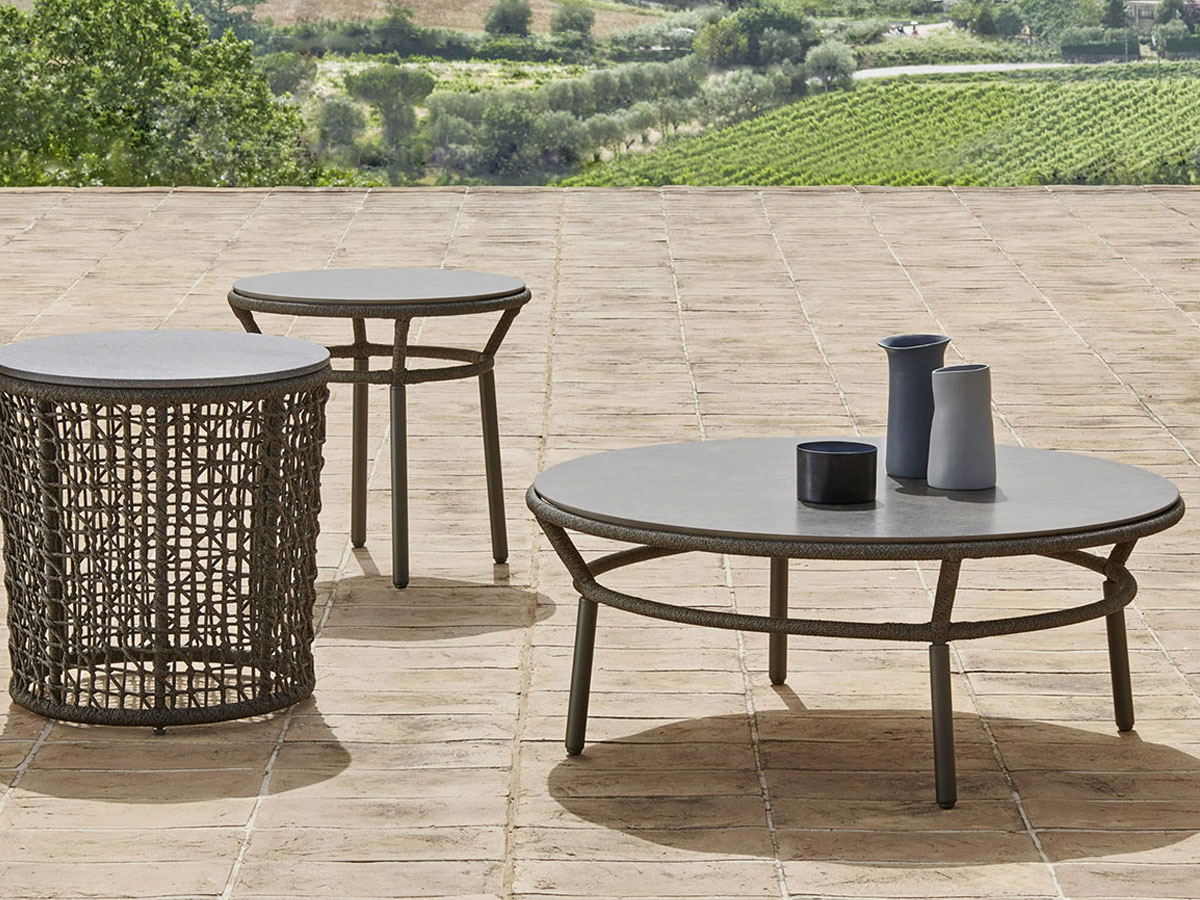 Varaschin Emma Cross Coffee Table O 86 Cm Outdoor