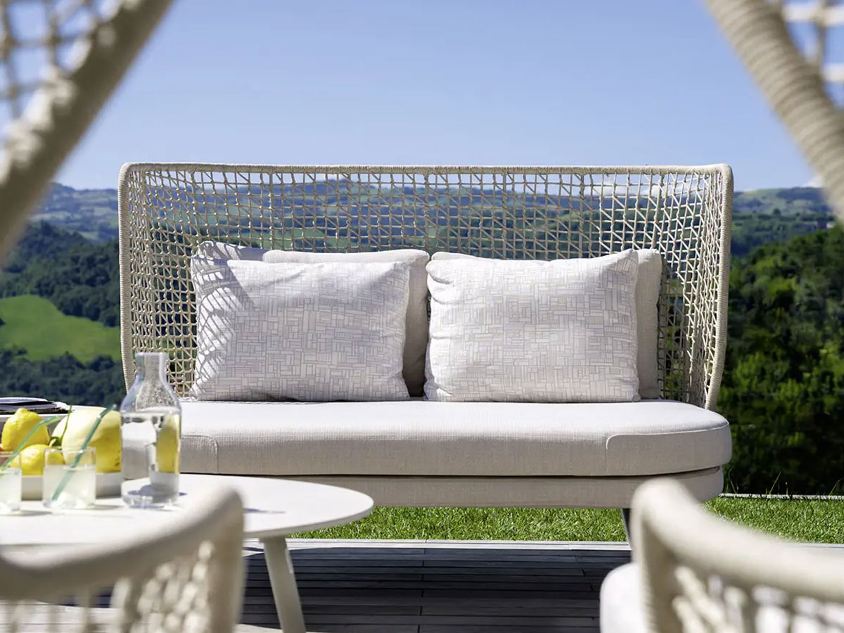 Varaschin Emma 2 Seater Sofa With High Back Outdoor
