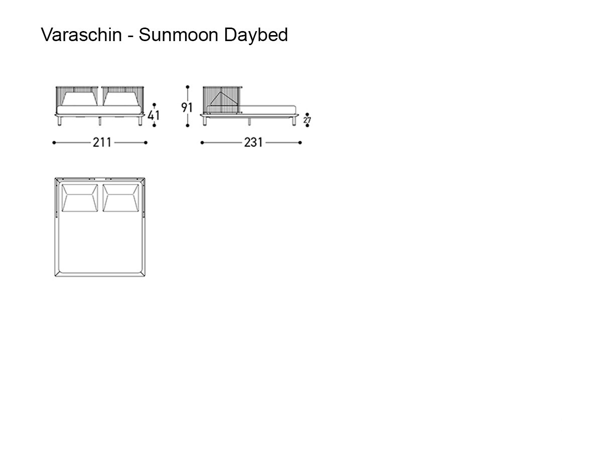 Varaschin Sunmoon Daybed Outdoor