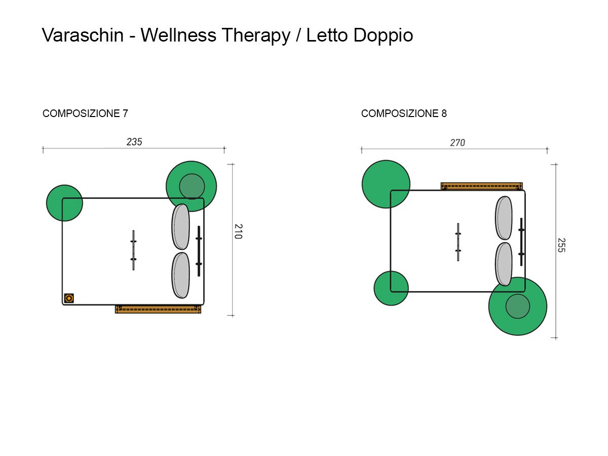 Varaschin Wellness Therapy Double Bed