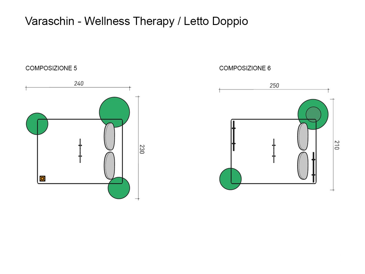 Varaschin Wellness Therapy Double Bed