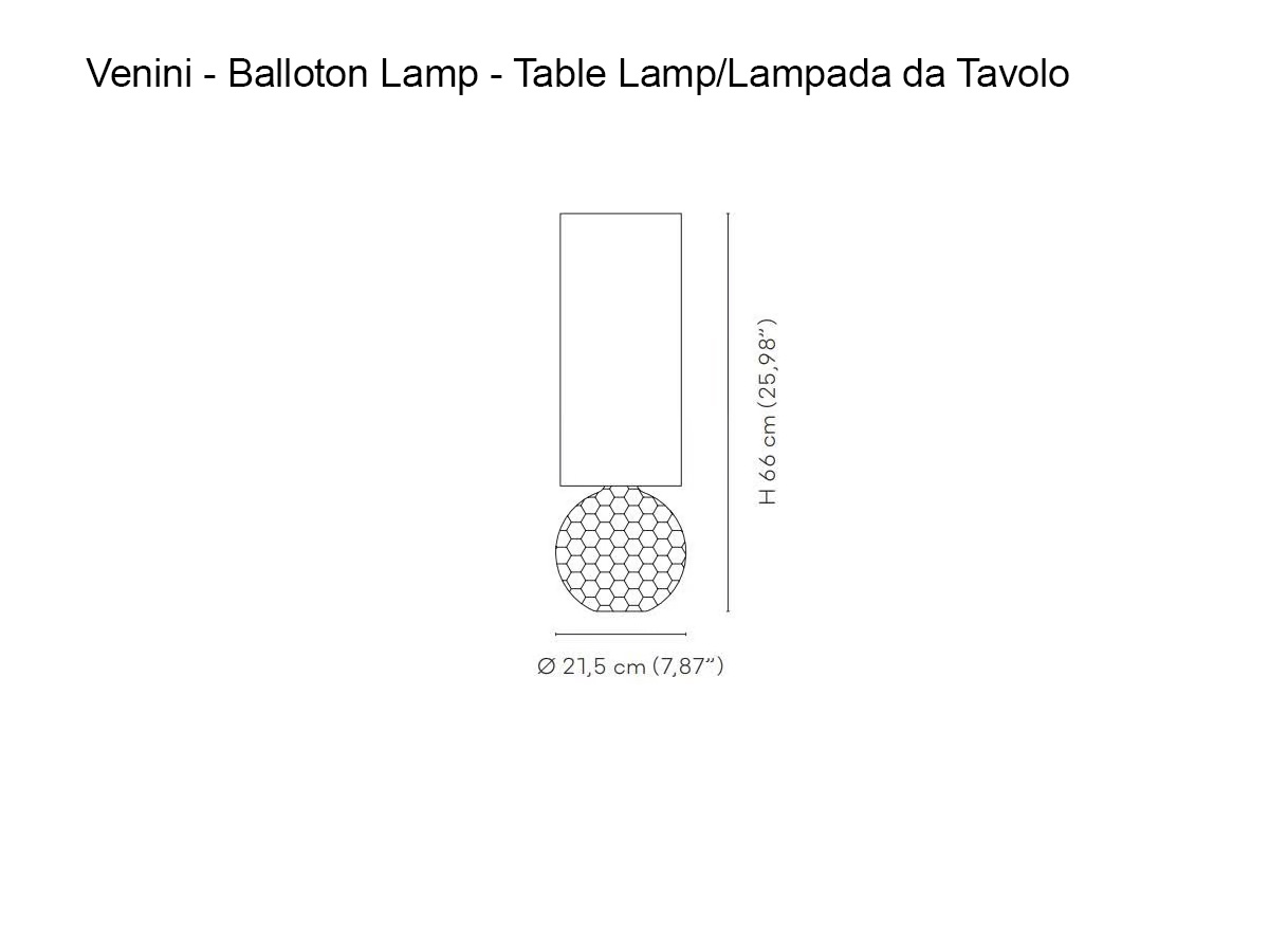 Venini Balloton Lamp 84511 Table Lamp