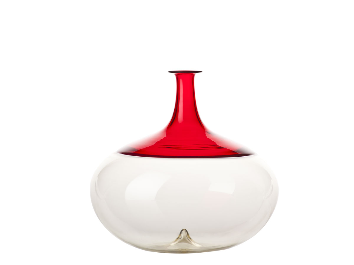 Venini Bolle 01 Model 50201 Straw Yellow Red