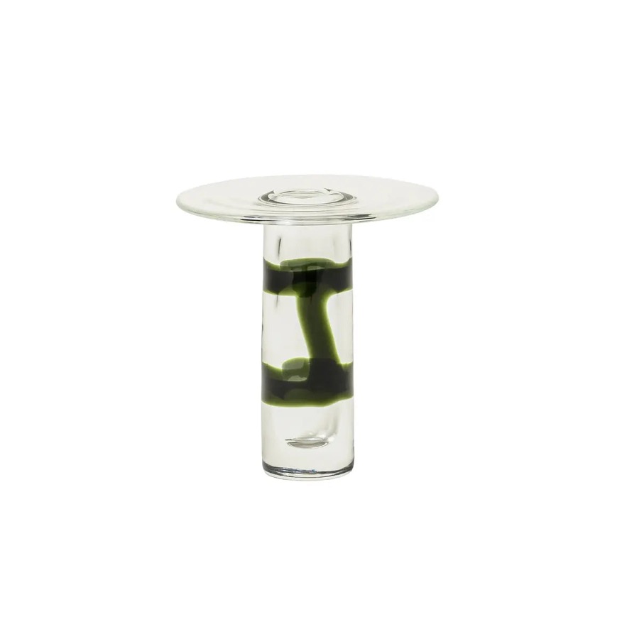 Venini Cilindro Con Piatto Incalmato Vase