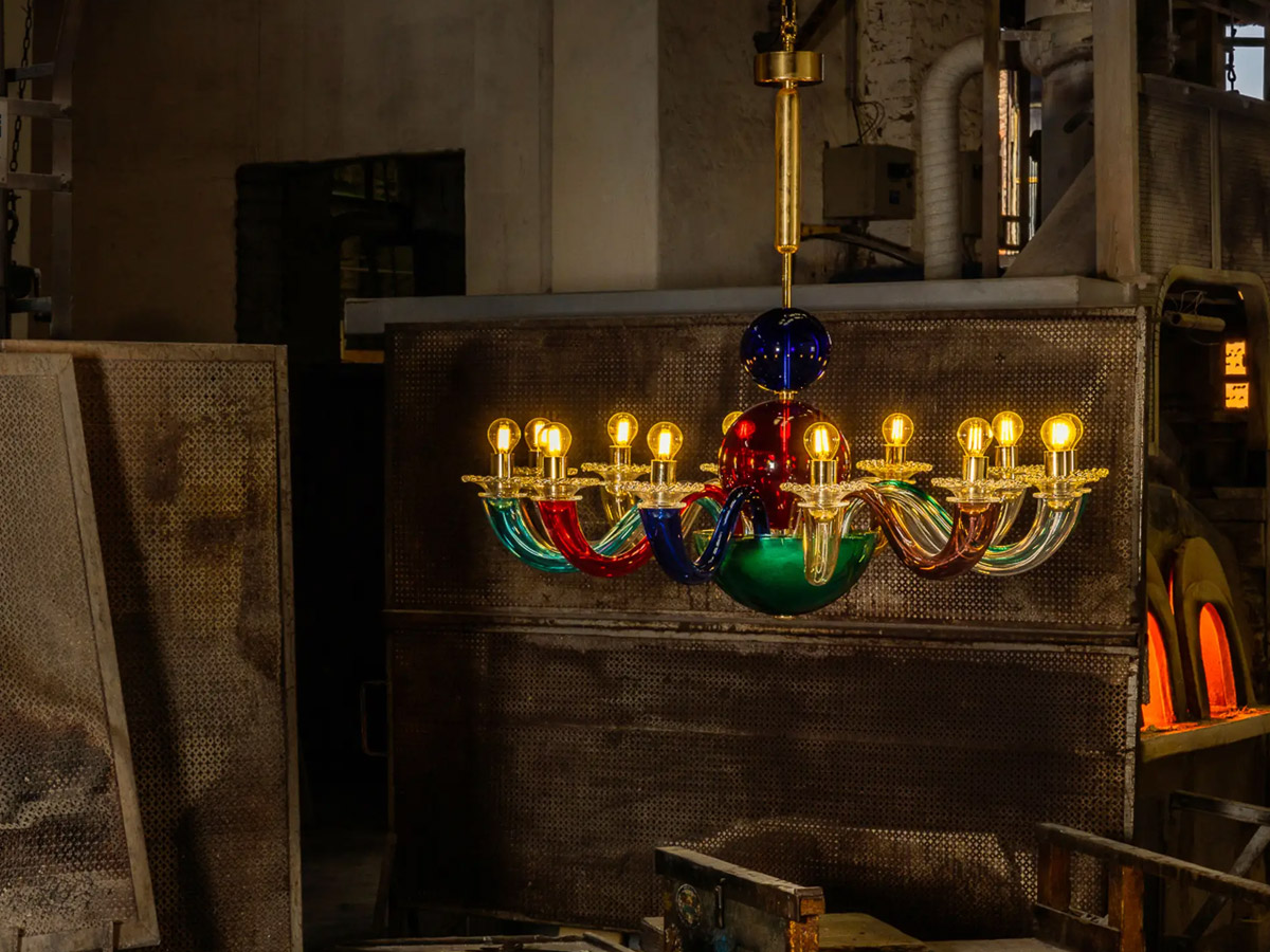 Venini Gio Ponti 9980 Chandelier
