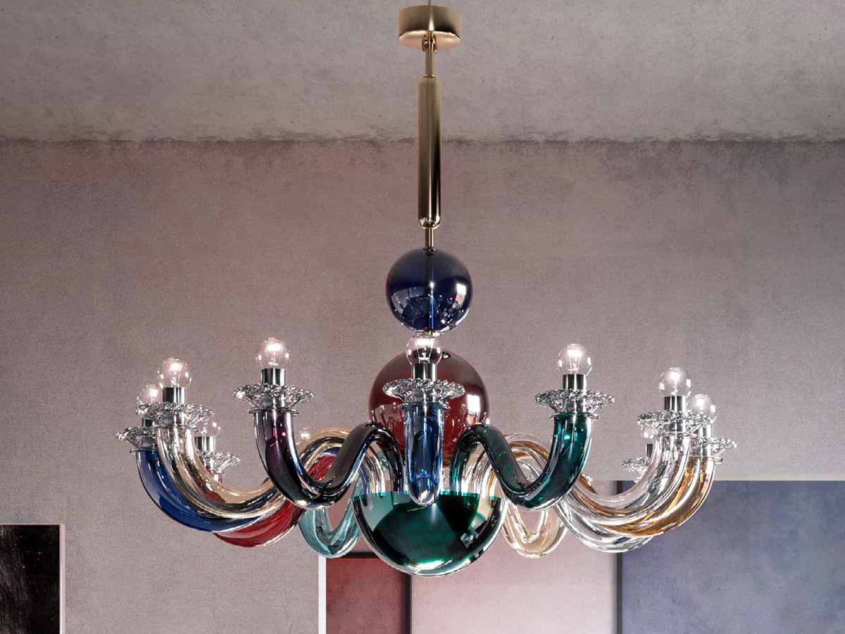 Venini Gio Ponti 9980 Chandelier