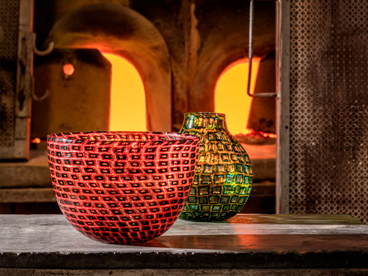 Venini Murrine Romane 52021 Vase