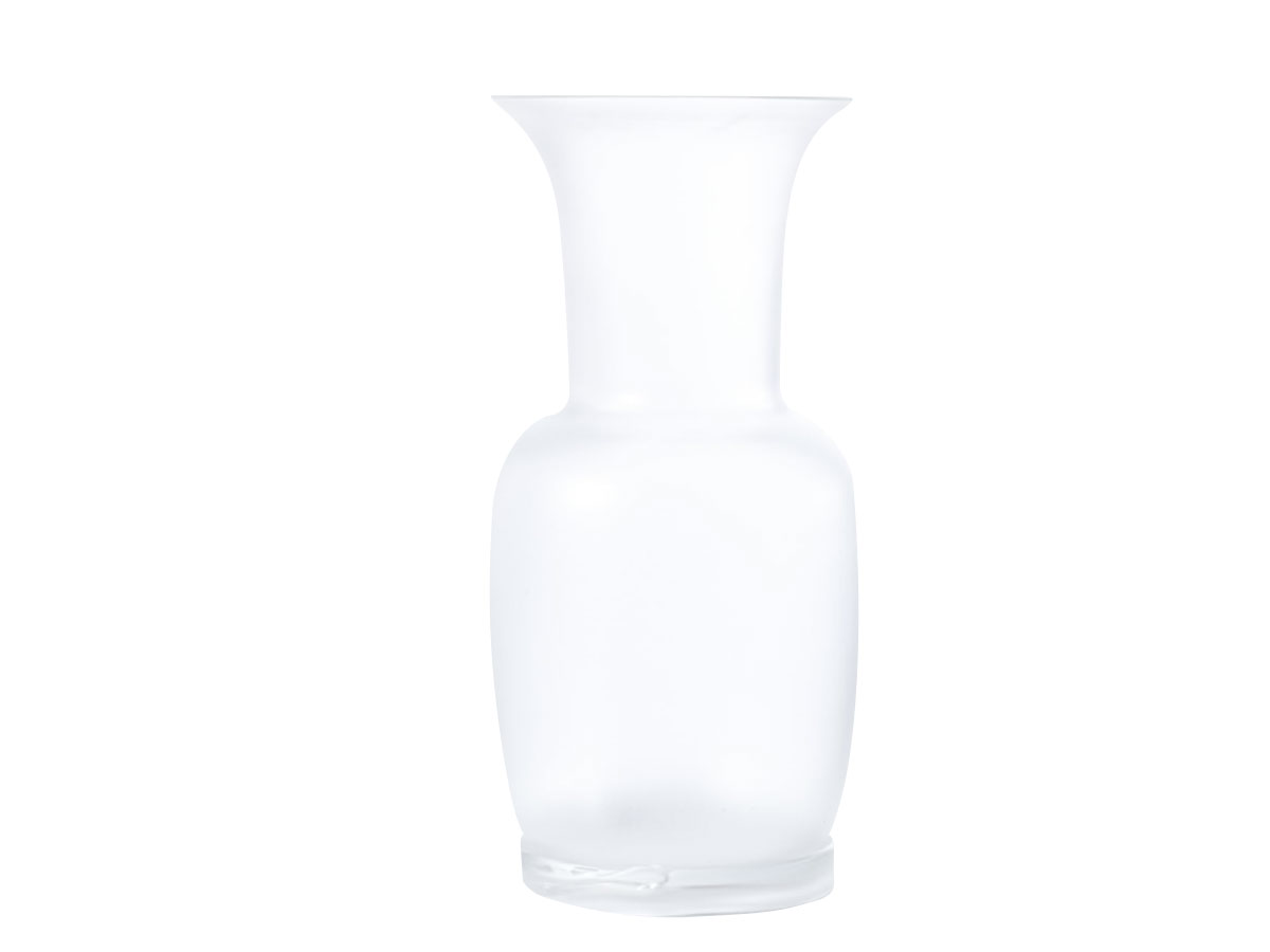 Venini Opalino 70624 Sandblasted Vase Crystal